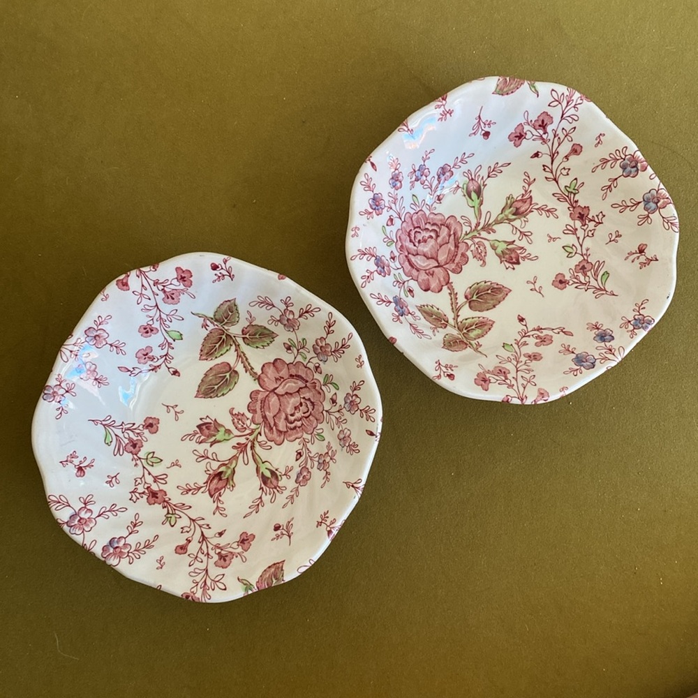 JOHNSON BROTHERS ROSE CHINTZ Rose Bowls